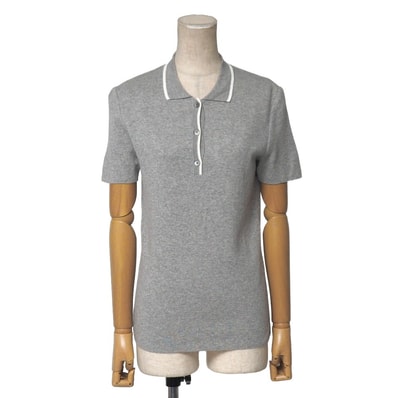 FOXEY NEW YORK COLLECTION フォクシー ニューヨーク コレクション ポロシャツ サイズ38 半袖 ニット ブランド古着【中古】20260429/RA9148