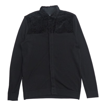 GIORGIO ARMANI ジョルジオアルマーニ 長袖シャツ サイズ39 異素材切替 ニット ブランド古着【中古】20260506/RA9117