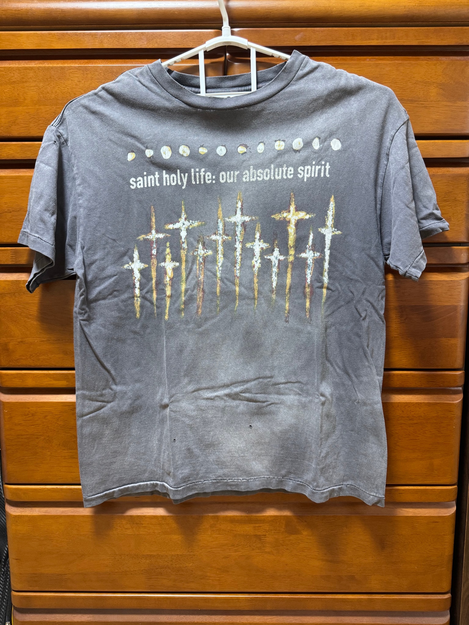 SAINT Mxxxxxx x FORSOMEONE FS_SS T-Shirt/God "Black"