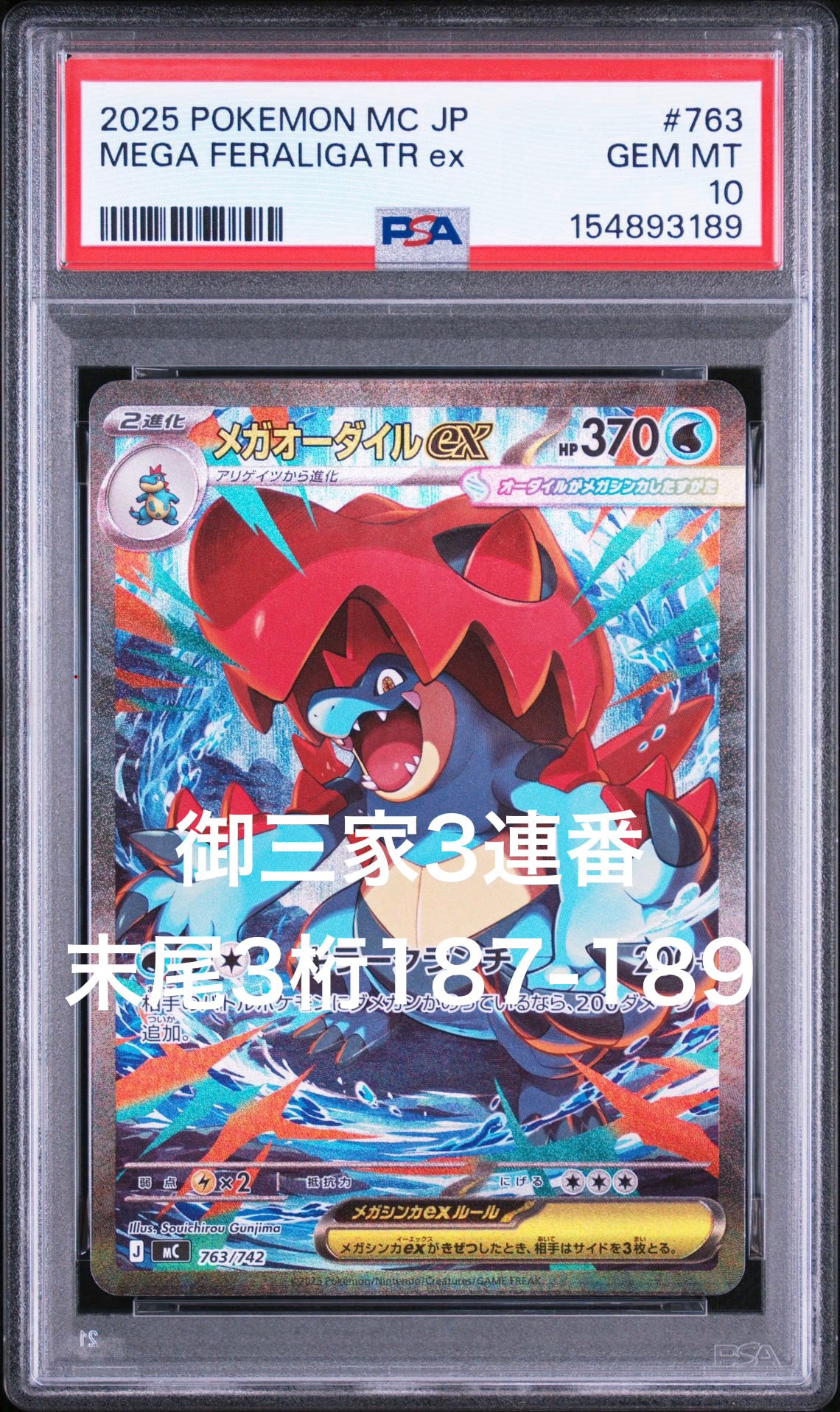 メガオーダイルex SAR仕様 [MC 763/742](スタートデッキ100「バトル