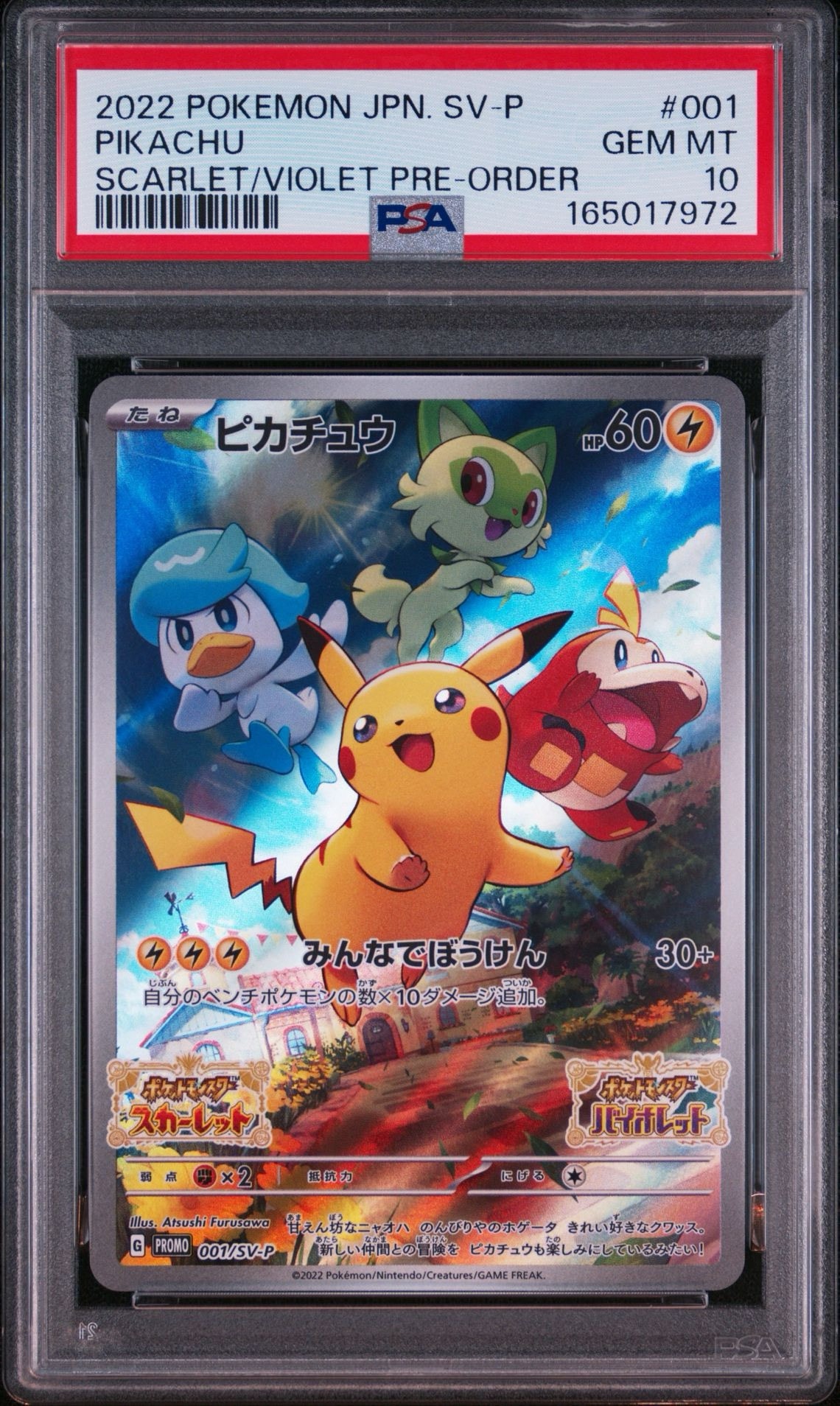 ピカチュウ: プロモ [001/SV-P](プロモーションカード「SV-P」)通販