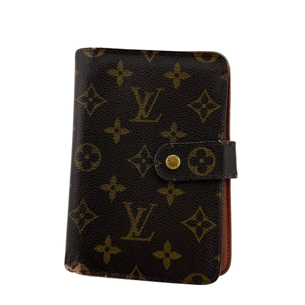 ルイヴィトン LOUIS VUITTON 二つ折り財布 モノグラム ポルトパピエ ジップ コンパクトウォレット M61207 ブラウン