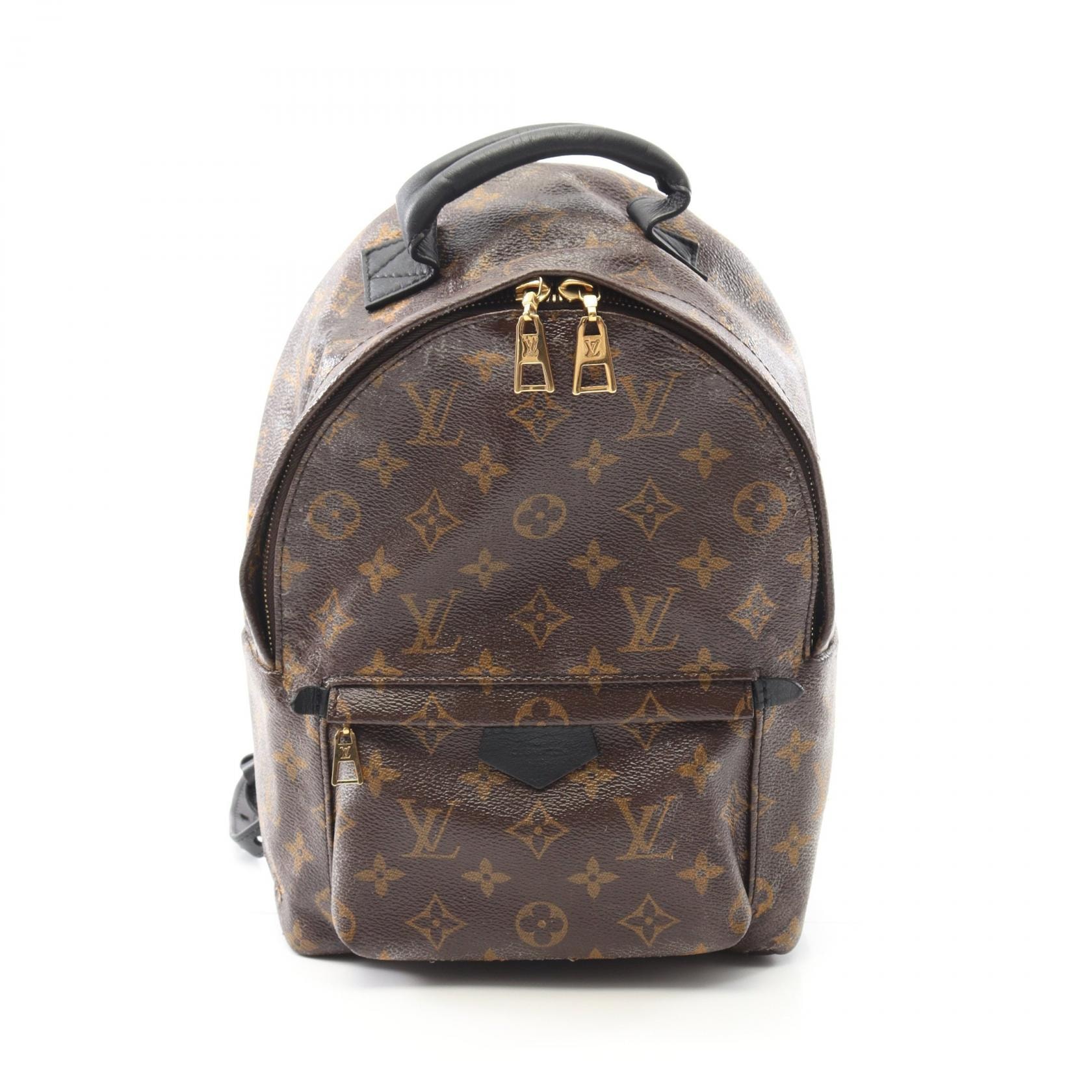 ルイ・ヴィトン LOUIS VUITTON パームスプリングス バックパックPM リュックサック バックパック バッグ PVCコーティングキャンバス レザー モノグラム レディース ブラウン系 / ブラック系 M44871 【中古】