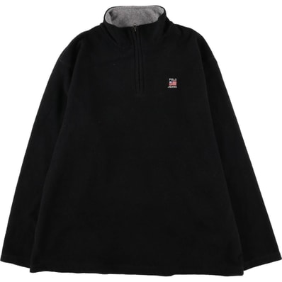 古着 ラルフローレン Ralph Lauren POLO JEANS COMPANY ハーフジップ フリースプルオーバー メンズXL相当/eaa605701