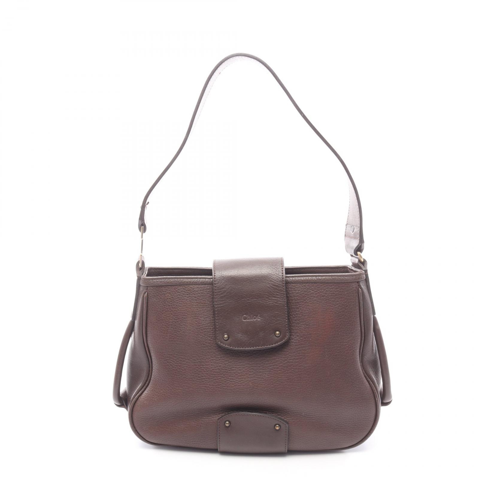 クロエ Chloe ショルダーバッグ バッグ レザー レディース ブラウン系 【中古】