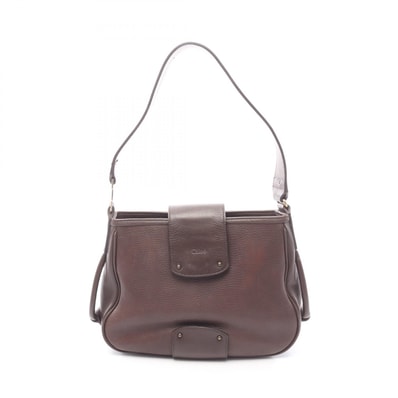 クロエ Chloe ショルダーバッグ バッグ レザー レディース ブラウン系 【中古】