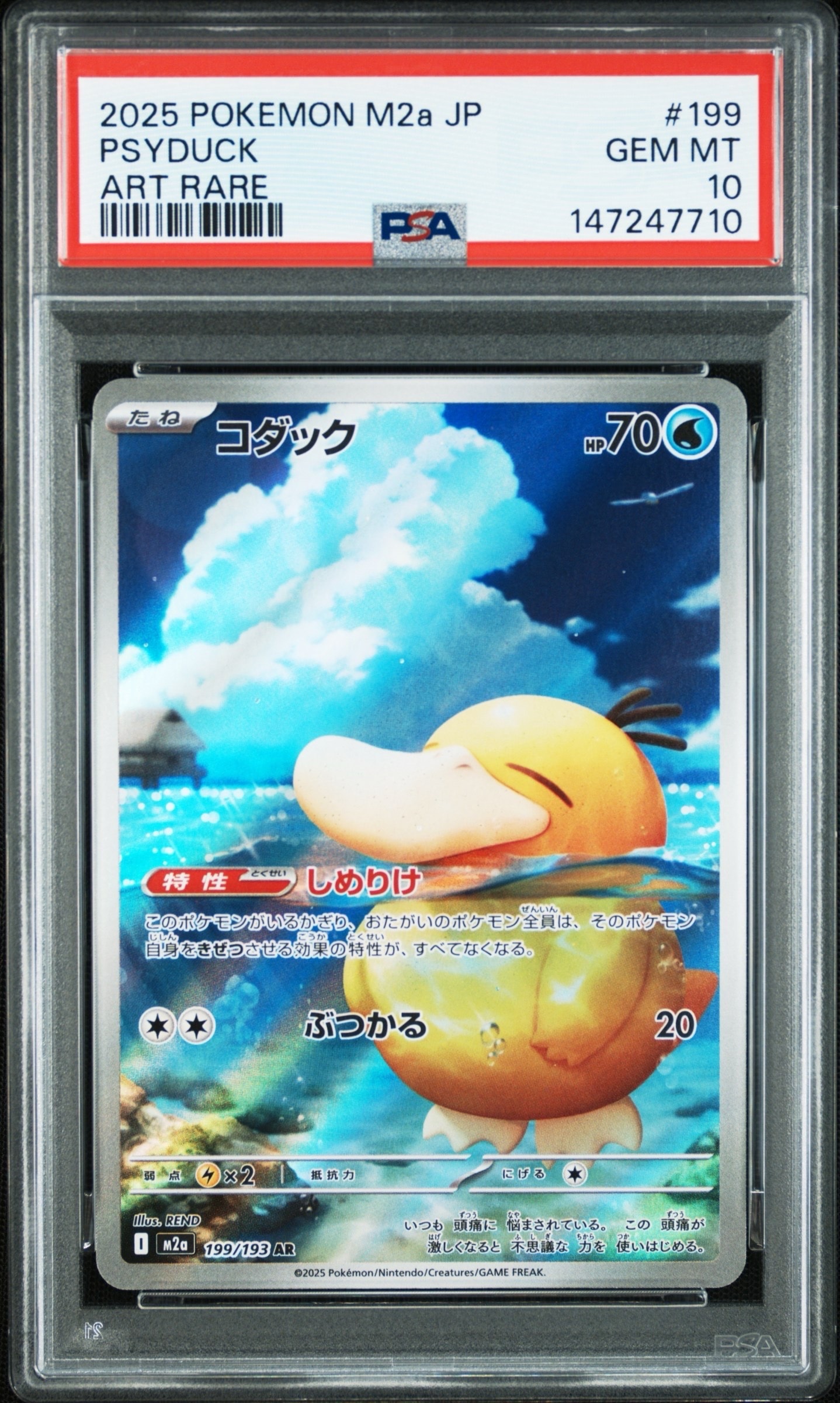 コダック P : 旧裏 [PMCG-P](プロモーションカード「ポケモンカードに