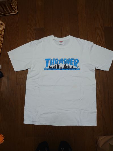 Supreme / Thrasher® Skyline Tee "White"