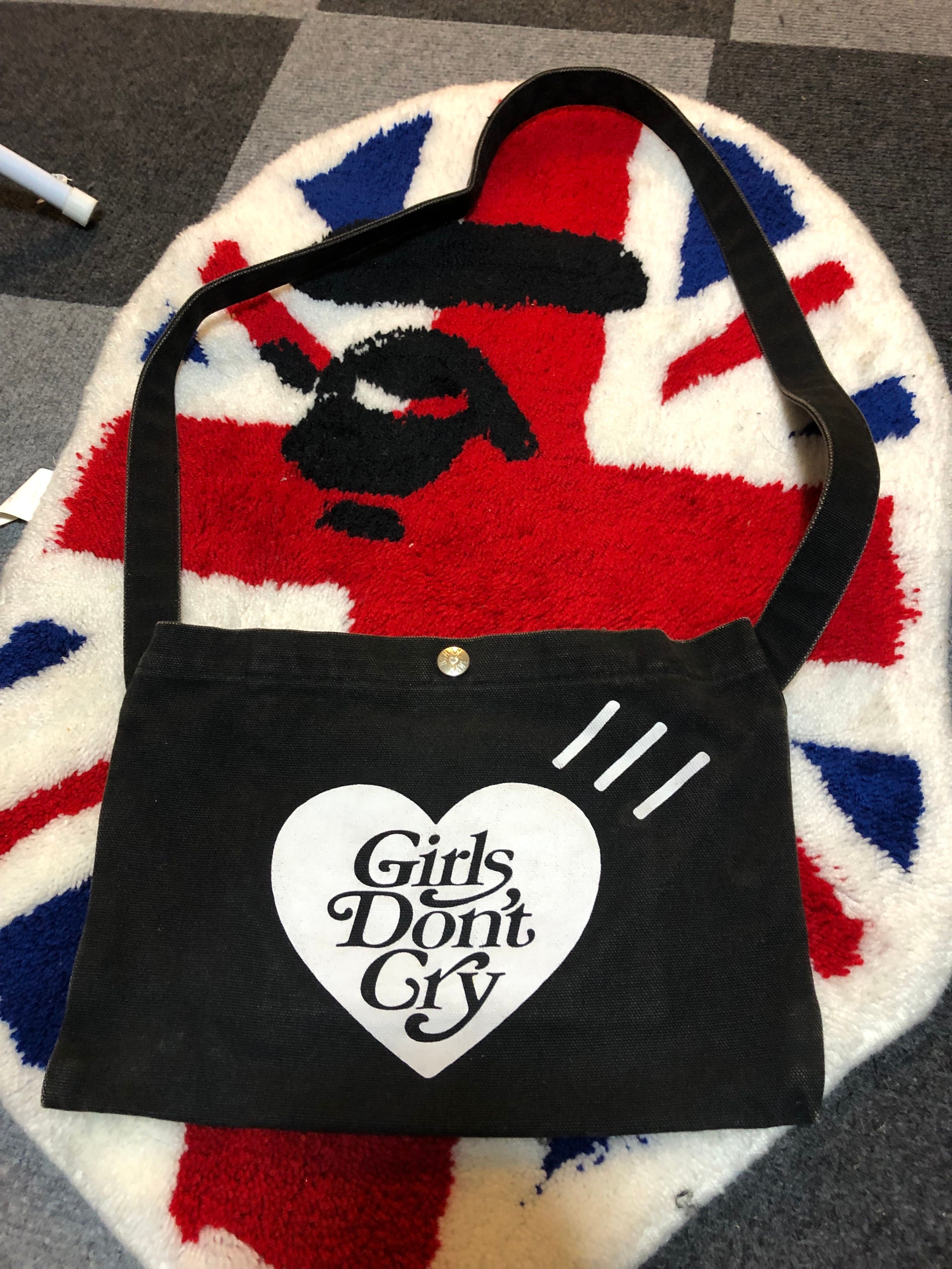 HUMAN MADE Girls Don't Cry Satchel "Black" / VERDY