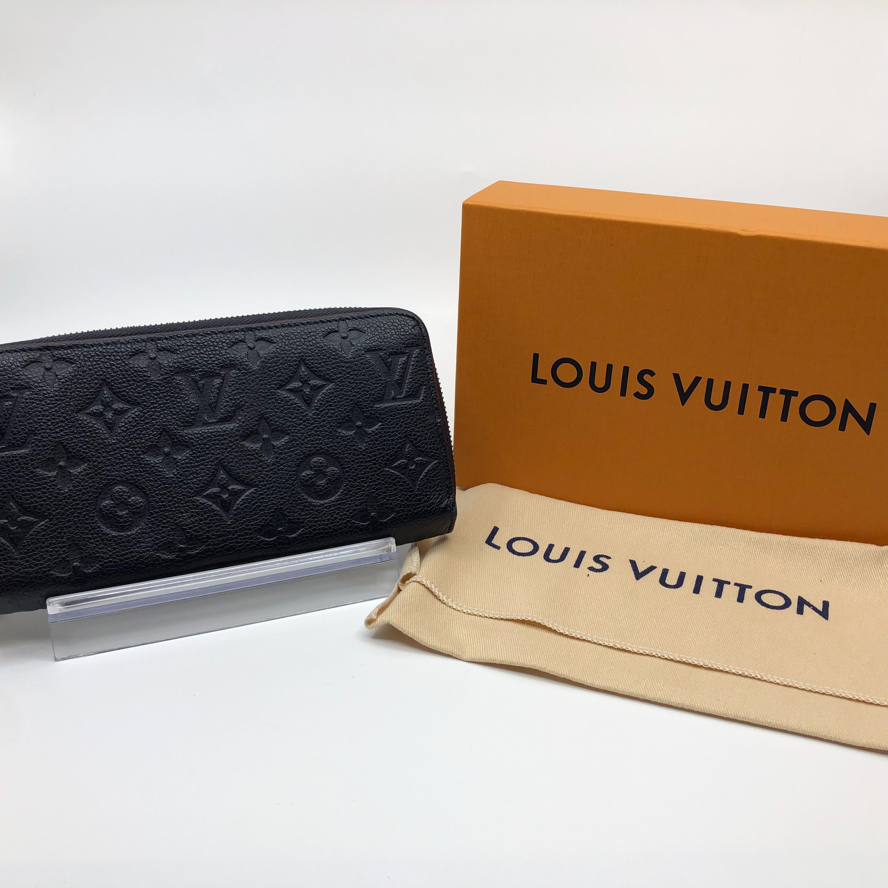 Louis Vuitton Zippy Wallet Monogram Empreinte "Marine Rouge"