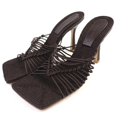 未使用品 ボッテガヴェネタ
ミュール CINDY シンディ ビターチョコレート レディース 36