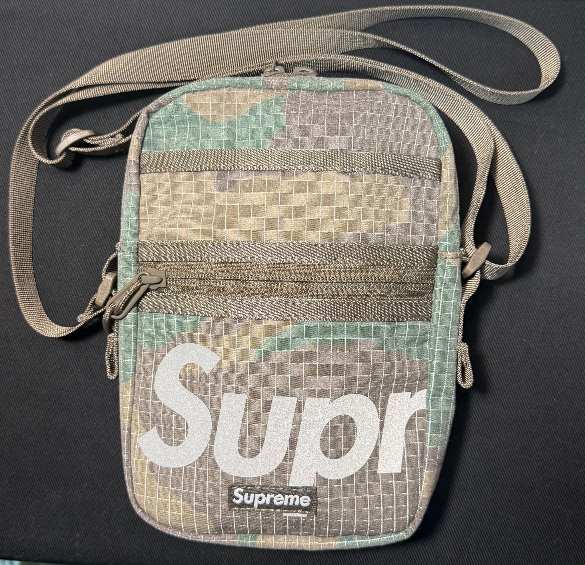 Supreme Shoulder Bag "Woodland Camo" (24SS)