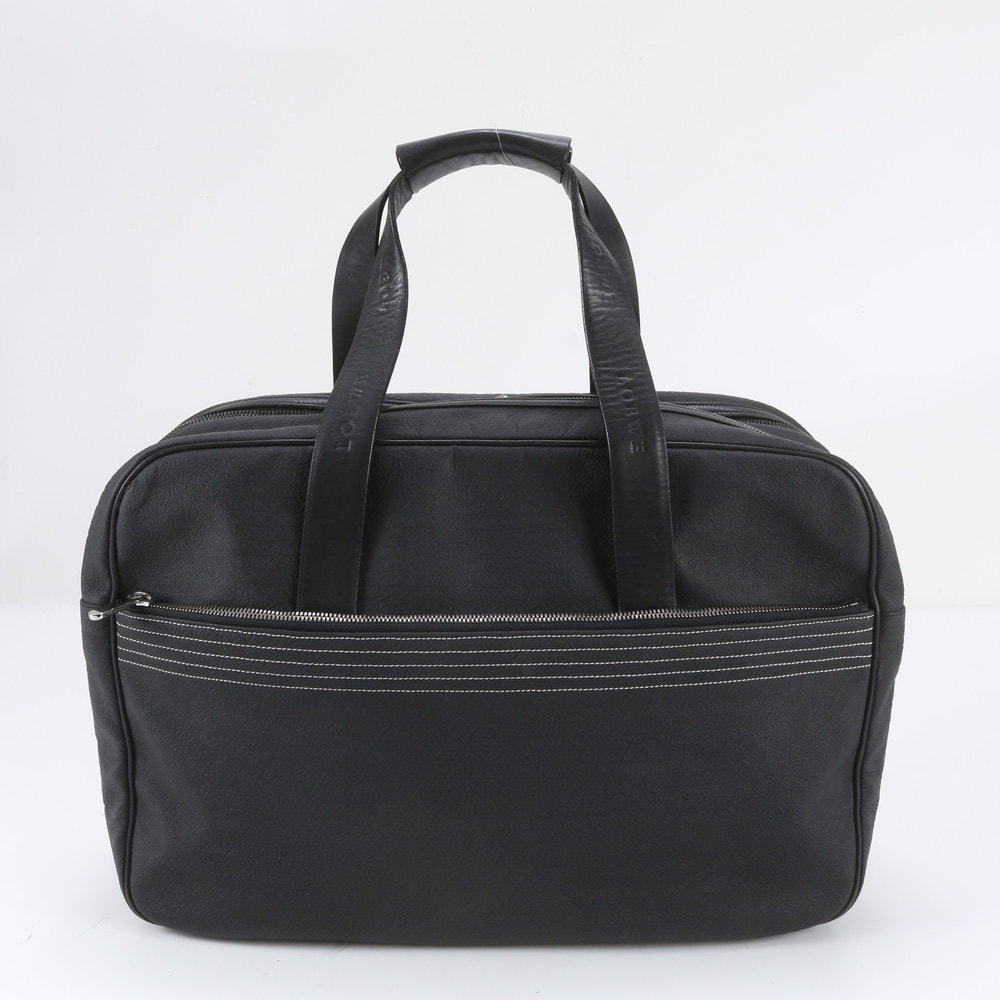 ■極美品 ロエベ リピートアナグラムビジネス バッグ レザー