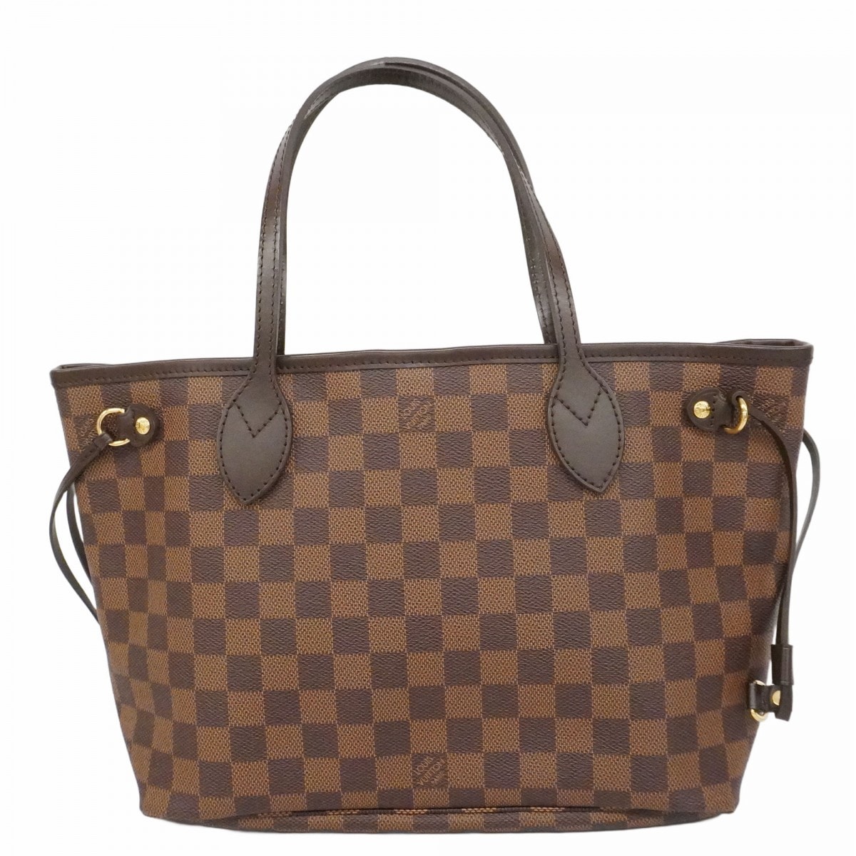 【6dd4218】ルイヴィトン トートバッグ ダミエ ネヴァーフルPM N51109 エベヌ【中古】レディース