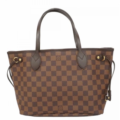 【6dd4218】ルイヴィトン トートバッグ ダミエ ネヴァーフルPM N51109 エベヌ【中古】レディース