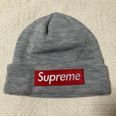 supreme ボックスロゴビーニー
