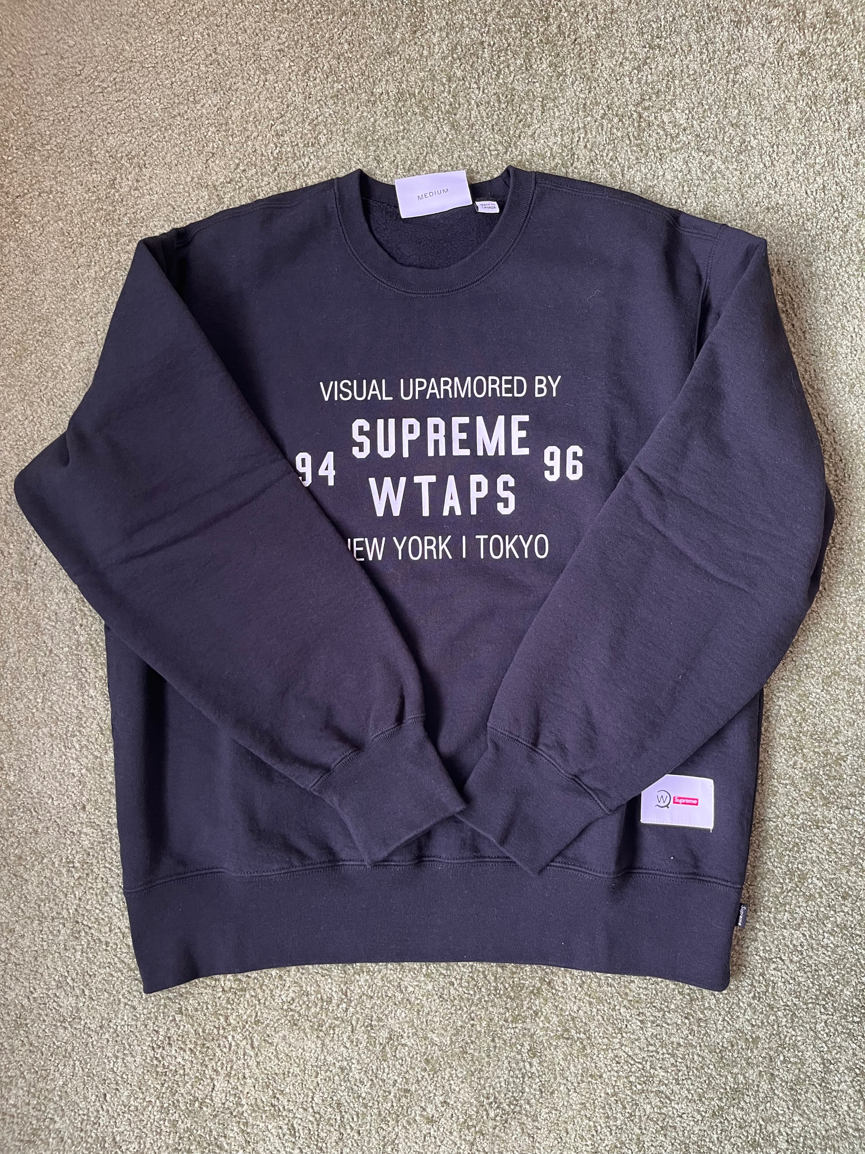 Supreme / WTAPS Crewneck "Black" 21274SPD-CSM03S