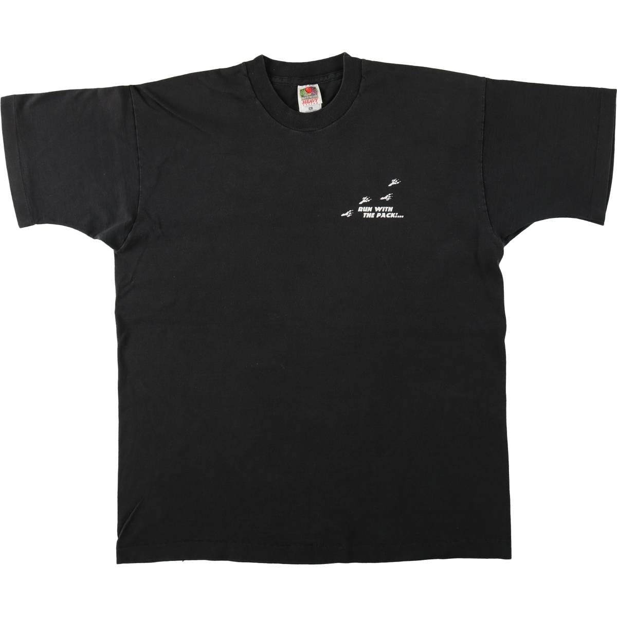 古着 90~00年代 フルーツオブザルーム FRUIT OF THE LOOM オオカミ柄 プリントTシャツ メンズXL相当/eaa626675