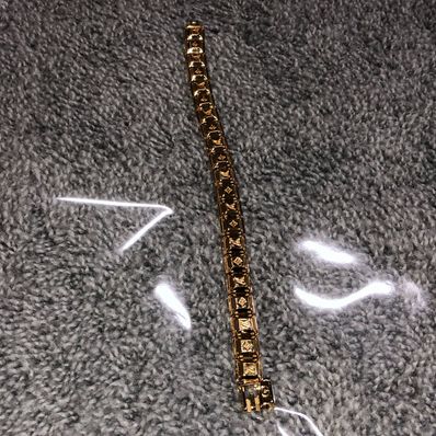 Louis Vuitton Tennis Nanogram Bracelet "Gold"