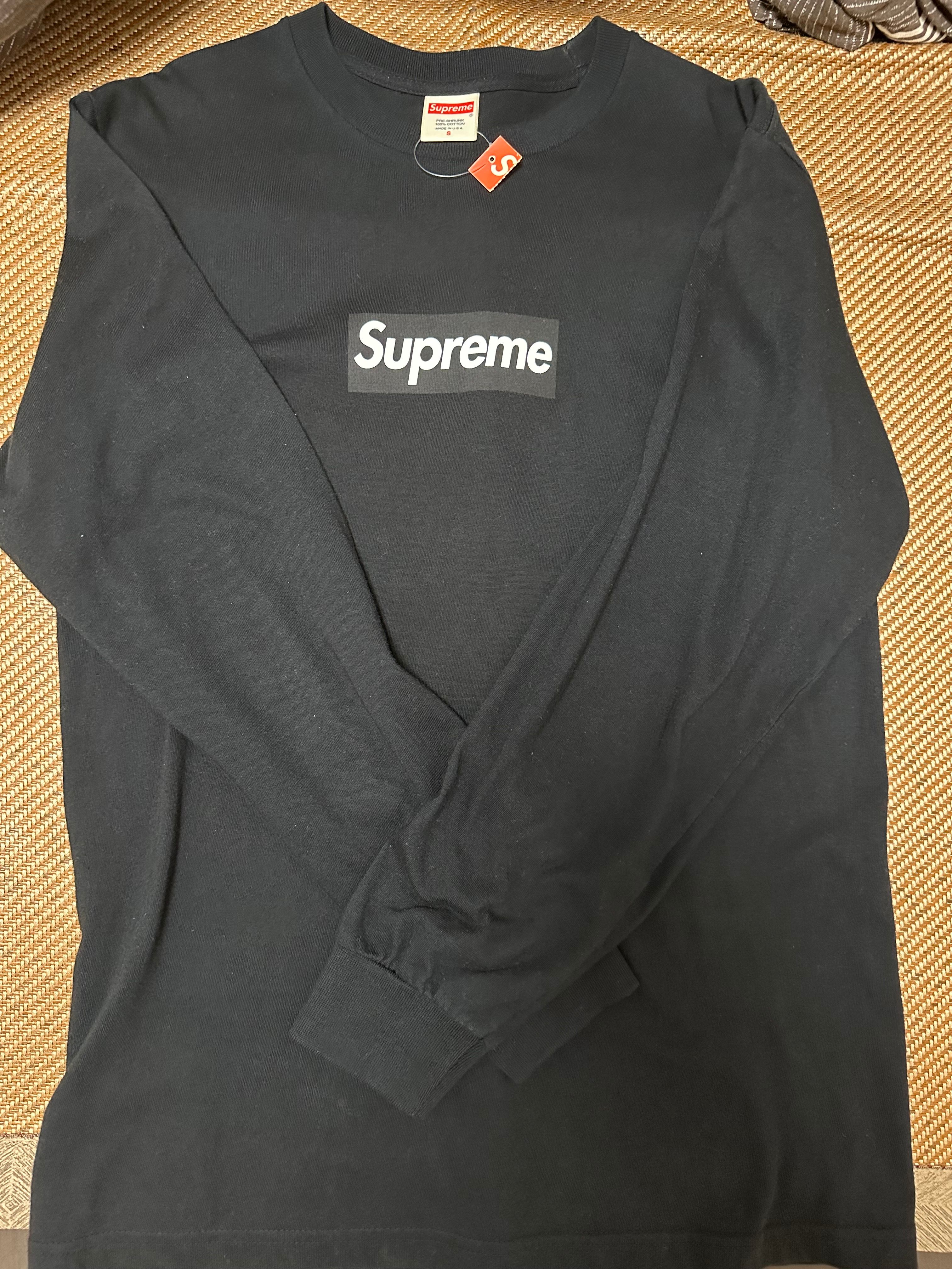 Supreme Box Logo L/S Tee "Black"