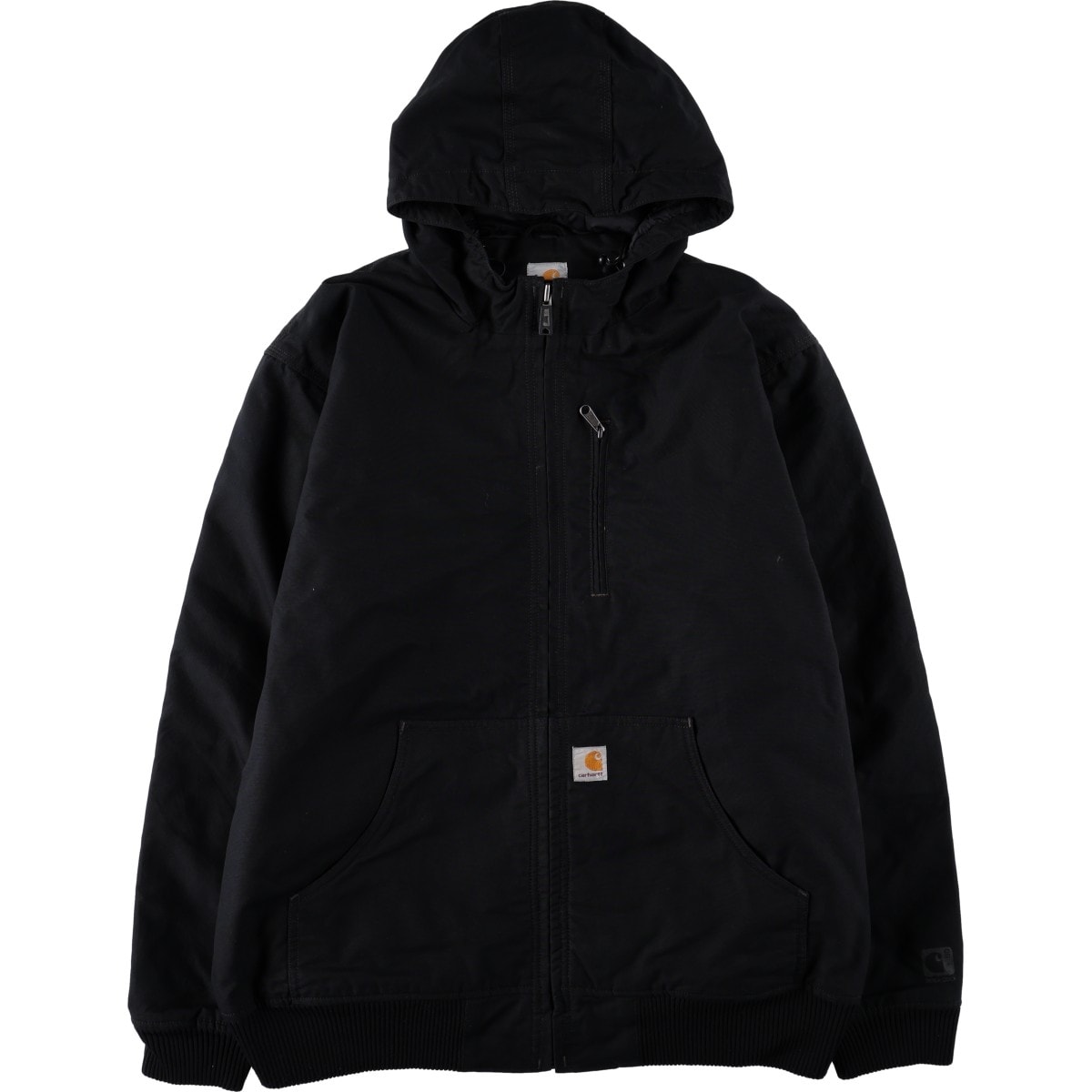 古着 カーハート Carhartt アクティブジャケット中綿入り ダックフルジップパーカー メンズXL相当/eaa673773