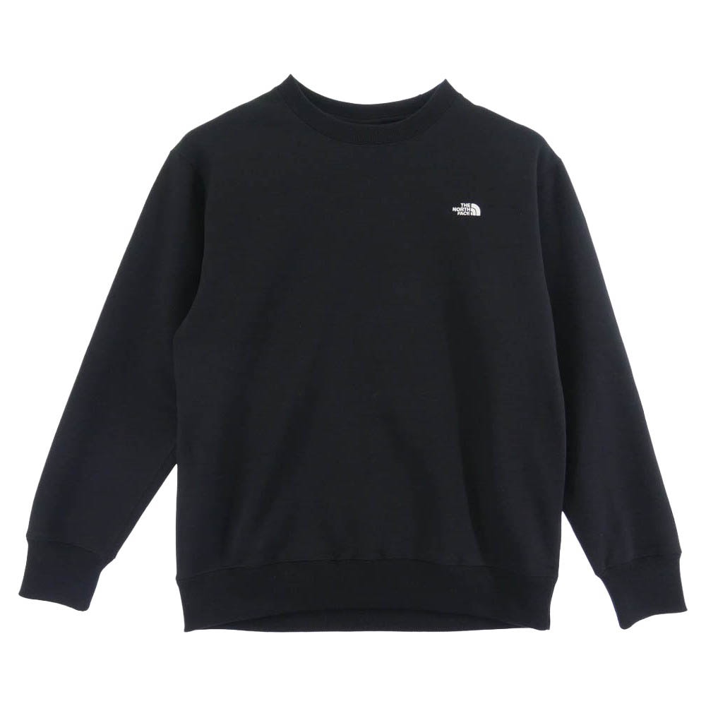 THE NORTH FACE ノースフェイス NT62337 Small Logo Heather Sweat Crew スモールロゴ ヘザースウェット クルー ブラック系 S【新古品】【未使用】【中古】