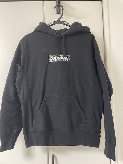Supreme Bandana Box Logo Hooded Sweatshirt "Black"