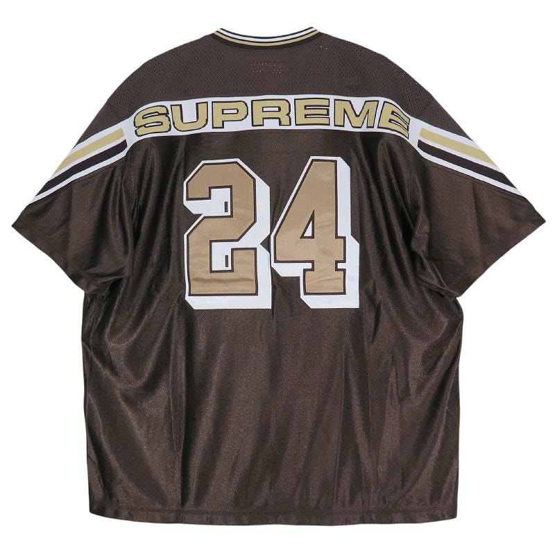 Supreme Jacquard Rib Football Jersey "Brown"