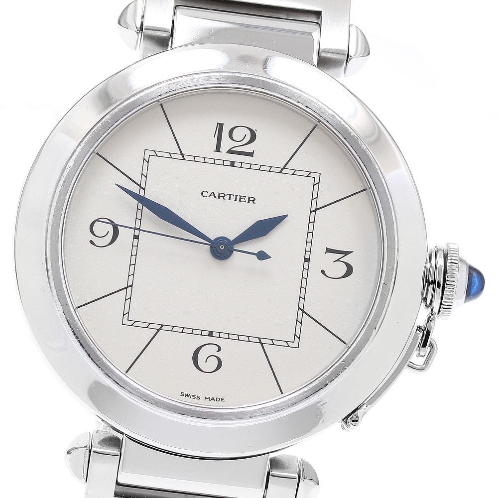 ★箱・保 カルティエ パシャ 42MM  W31072M7 メンズ 【中古】