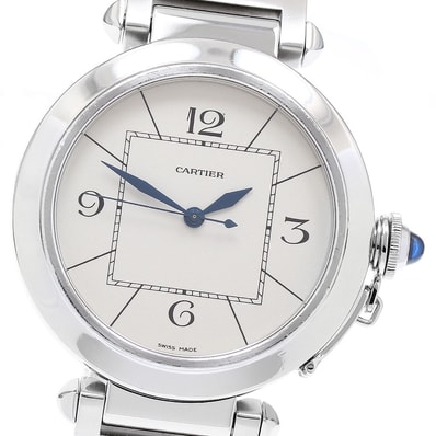 ★箱・保 カルティエ パシャ 42MM W31072M7 メンズ 【中古】