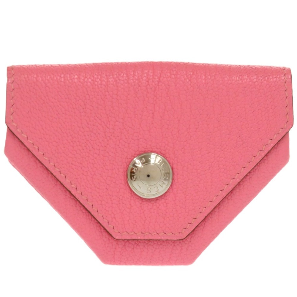 エルメス  ルヴァンキャトル   シェーブル  ピンク  X コイ