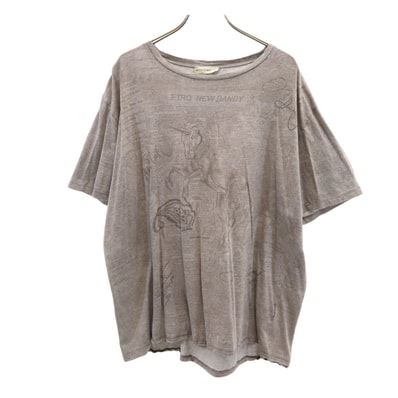 ETRO エトロ イタリア製 ユニコーン 半袖 Tシャツ 3XL グレー