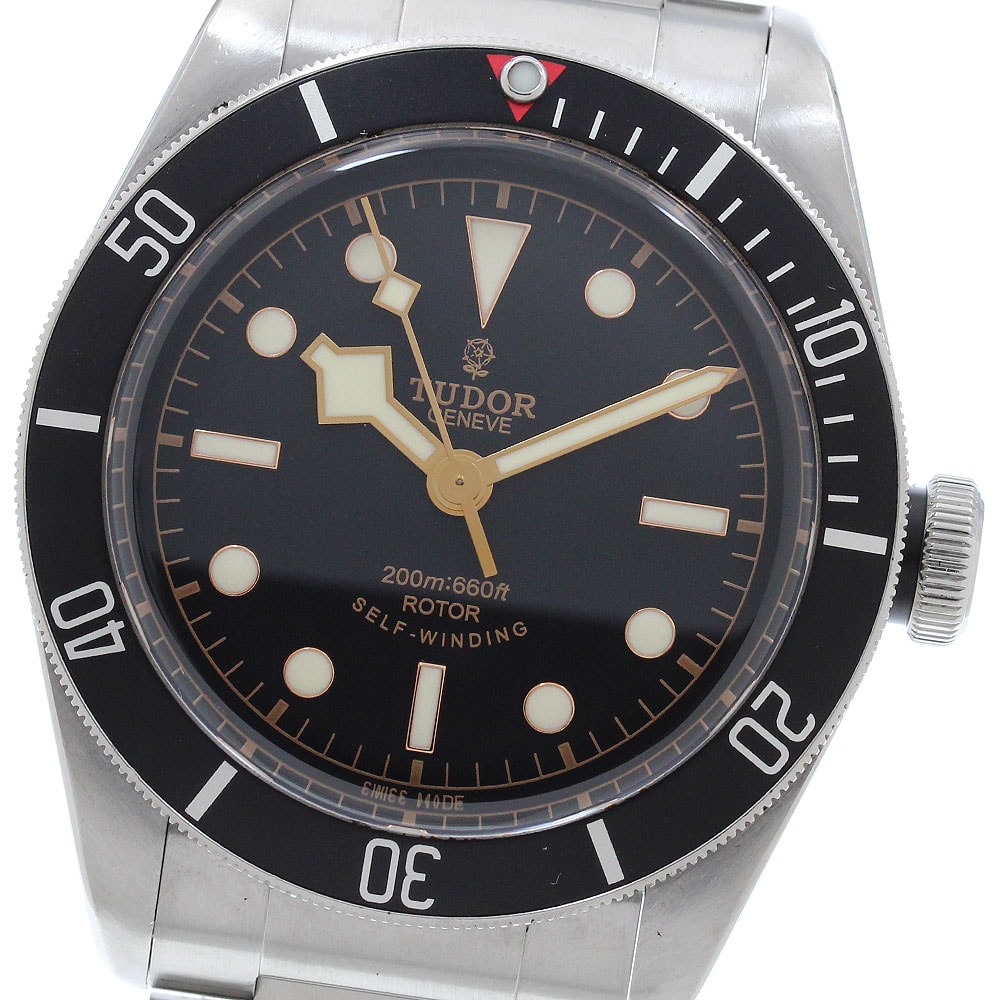 ★保 チュードル ヘリテージ ブラックベイ  79220N メンズ 【中古】