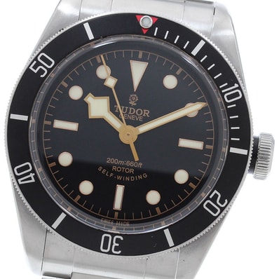 ★保 チュードル ヘリテージ ブラックベイ 79220N メンズ 【中古】