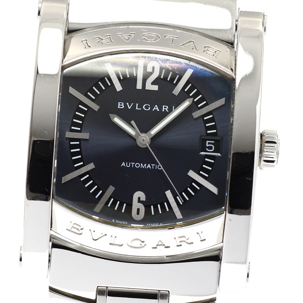 ☆良品  ブルガリ アショーマ デイト AA44S 自動巻き メンズ 【中古】