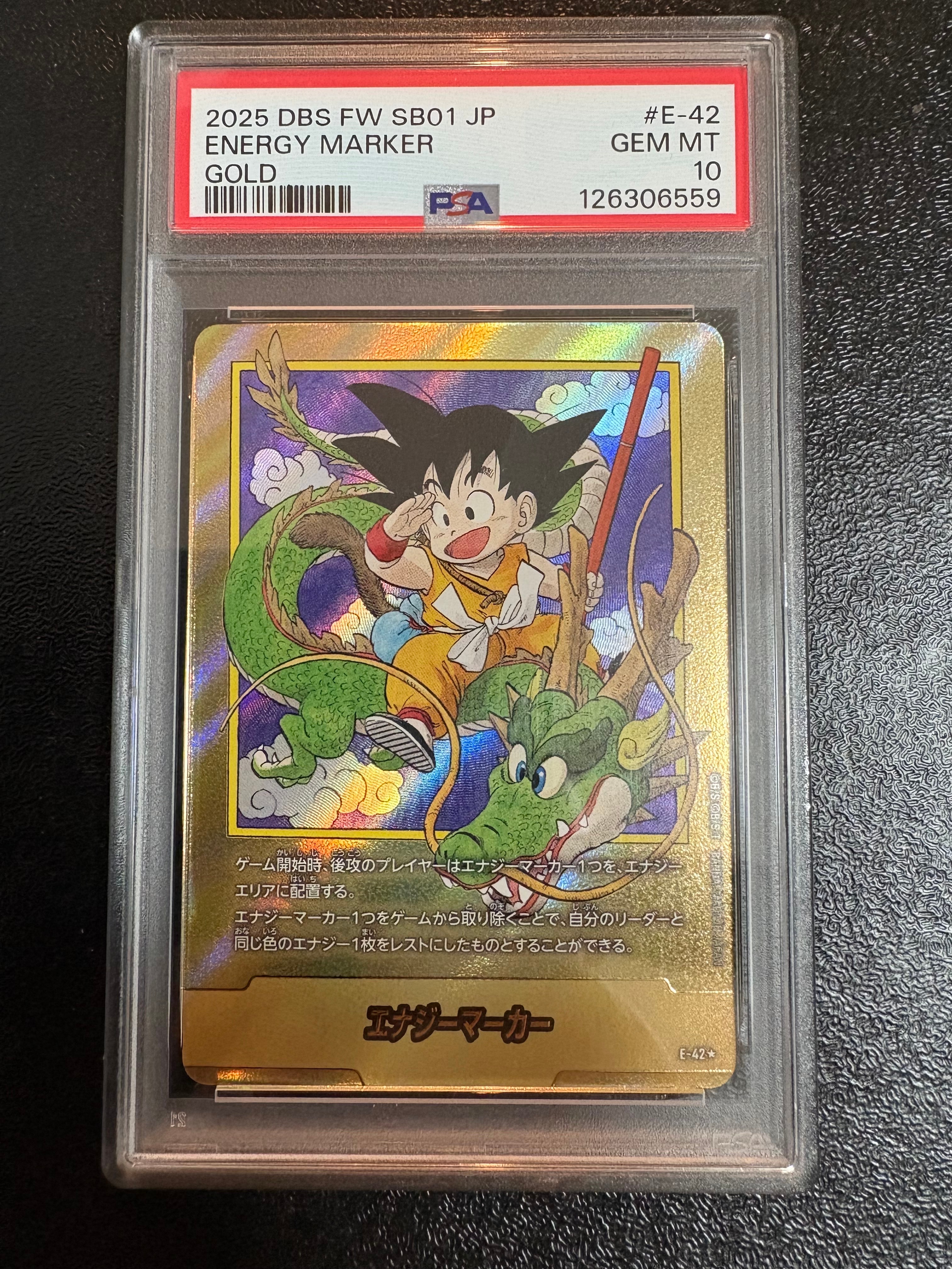 PSA10】エナジーマーカー ☆ [E-42](フュージョンワールド「MANGA