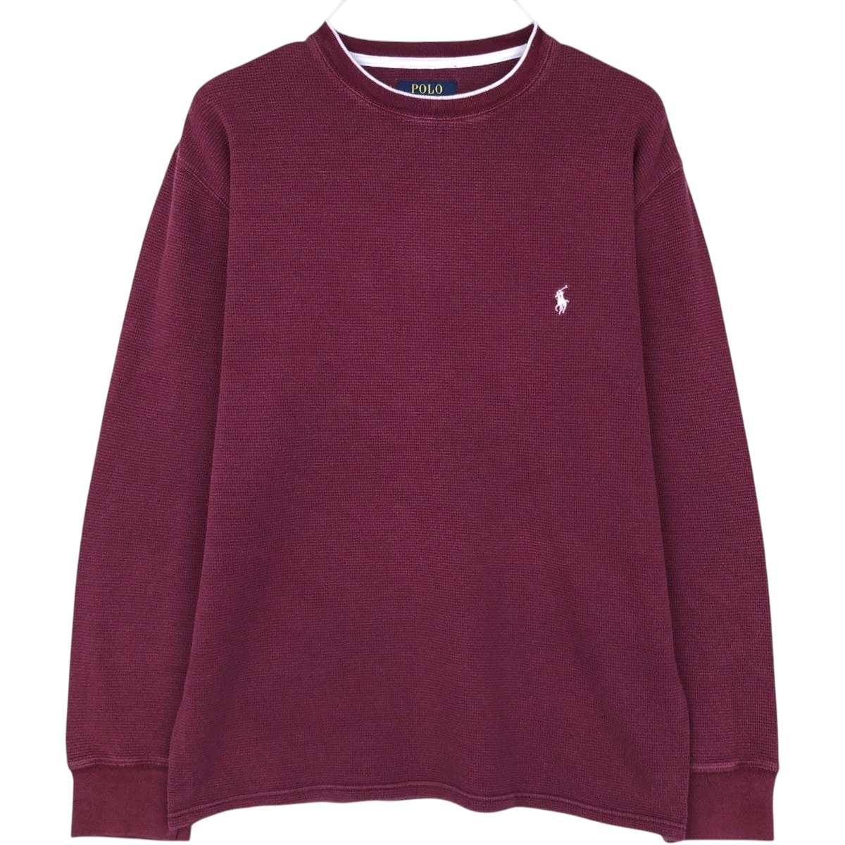 古着 ラルフローレン Ralph Lauren POLO RALPH LAUREN サーマルロンT ワッフル メンズL相当/eaa660278