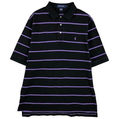 古着 ラルフローレン Ralph Lauren POLO GOLF ポロゴルフ 半袖 ボーダー ポロシャツ メンズXL相当/eaa644703