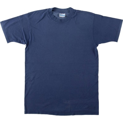 古着 80年代 ヘインズ Hanes Fifty-Fifty 青タグ 無地Tシャツ USA製 メンズL相当 ヴィンテージ/eaa653768
