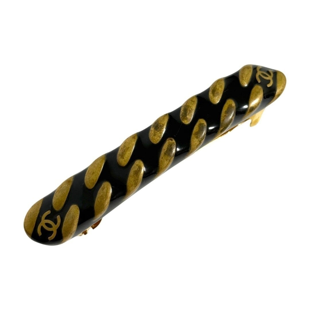 シャネル 97年 ヴィンテージ ヘアクリップ ヘアピン バレッタ ココマーク