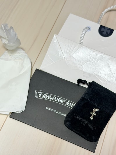 Chrome Hearts CH Cross Baby Fat Charm "Silver"