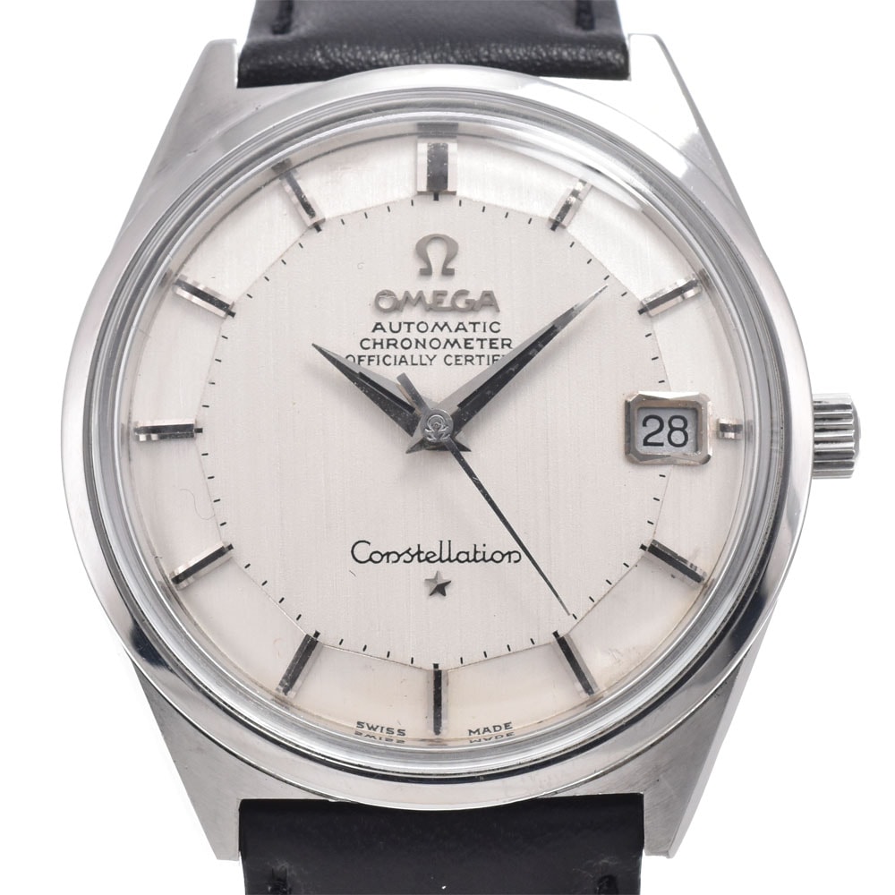 オメガ OMEGA 168.025 コンステレーション デイト シルバー 自動巻き メンズ 良品 腕時計 O#150852