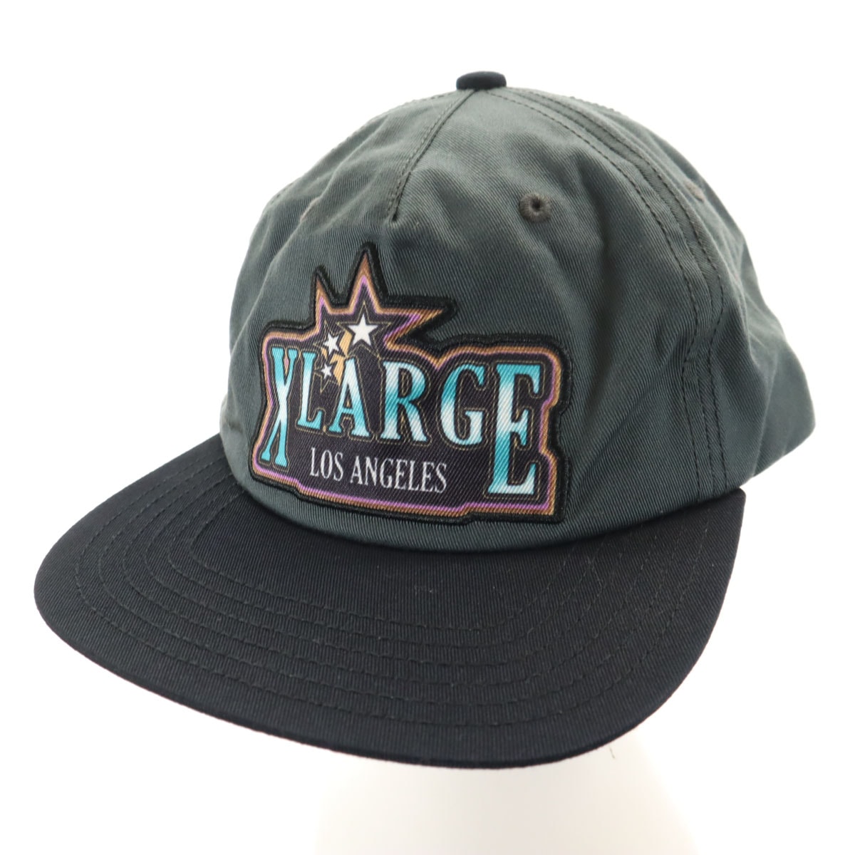 XLARGE エクストララージ キャップ ONE SIZE チャコールグレー 帽子 スナップバック