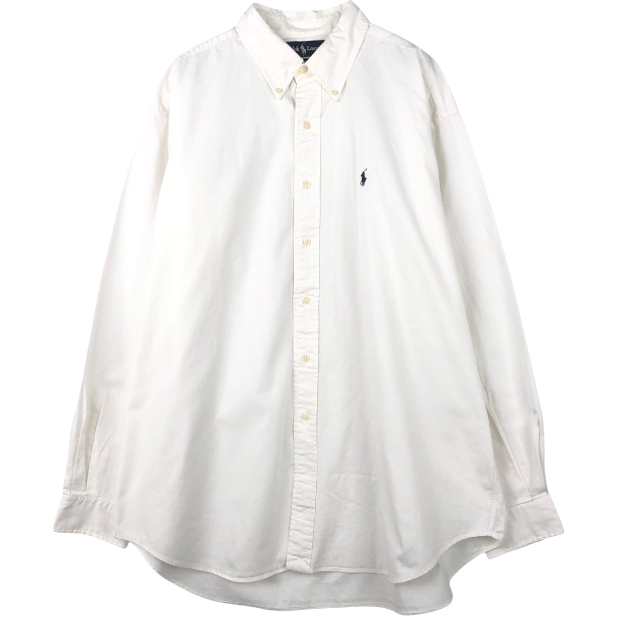 古着 ラルフローレン Ralph Lauren BLAKE 長袖 ボタンダウンシャツ メンズXL相当/eaa666180