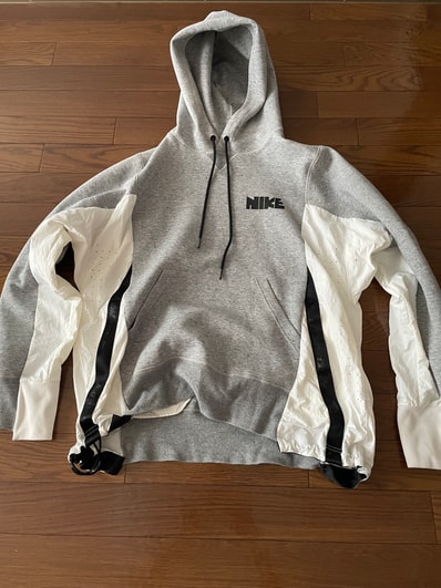 Sacai x Nike NRG Pullover Hoodie "Dark Grey Heather"