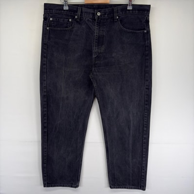 古着 リーバイス Levi's デニム パンツ 505 Gパン ストレート 5ポケ ジーンズ ジーパン 大きいサイズ w40 L30 ブラック系 メンズ