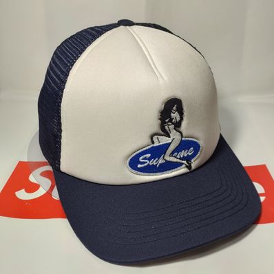 Supreme Pin Up Mesh Back 5-Panel "Navy"