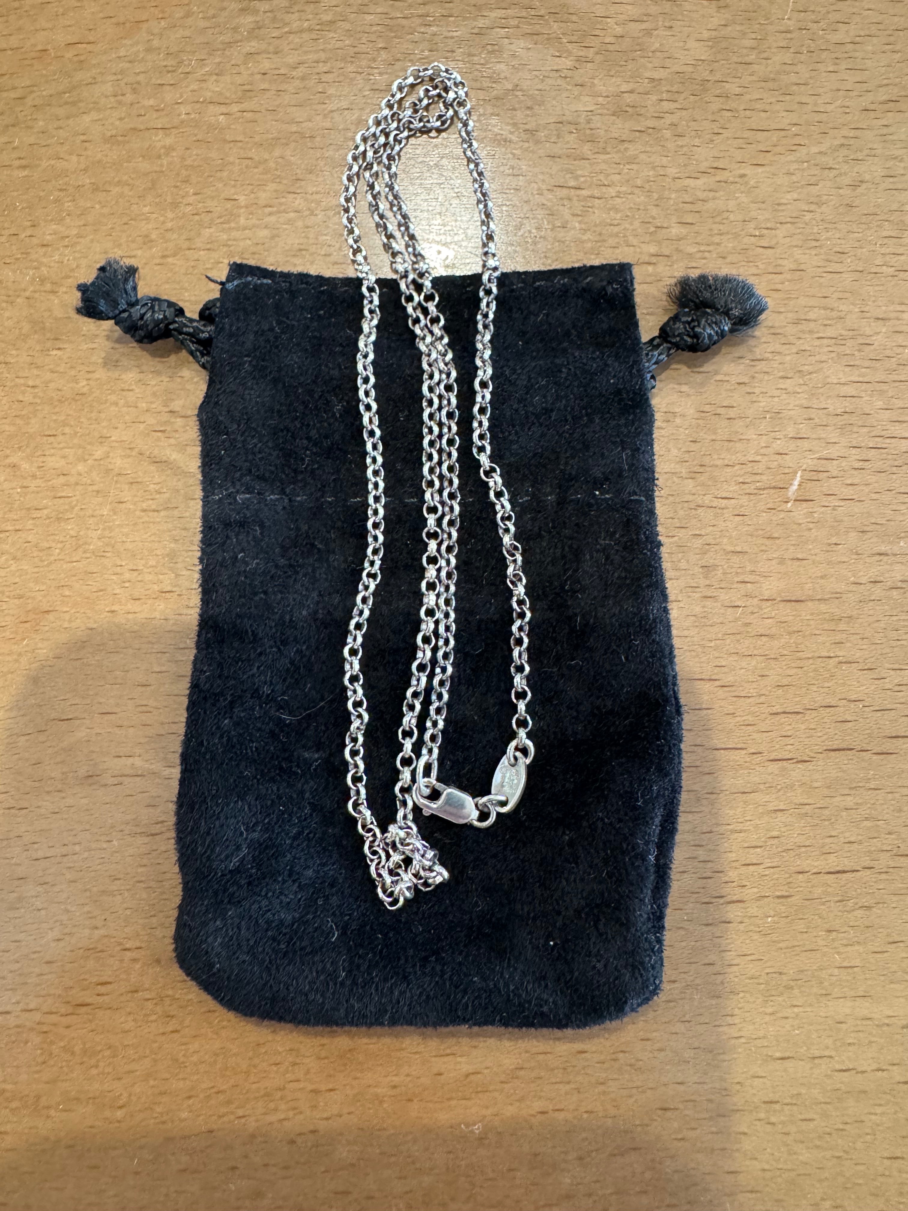 Chrome Hearts Roll Chain Necklace "Silver"