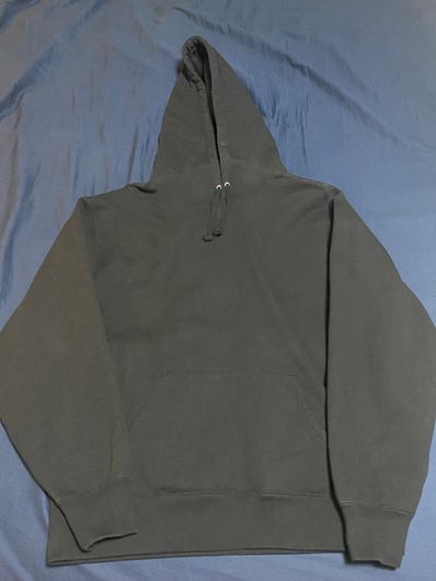 Supreme Satin Applique Hooded Sweatshirt "Black"