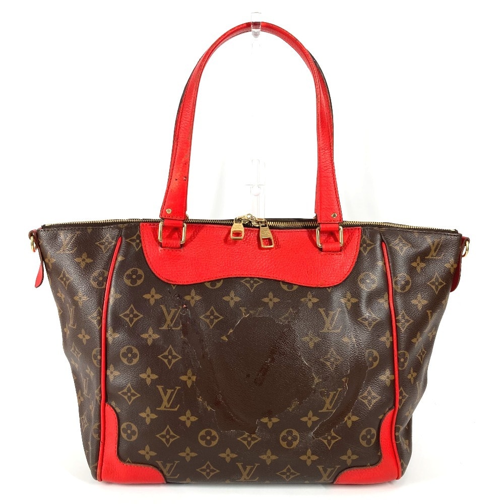 ルイヴィトン LOUIS VUITTON エストレーラ M51193 モノグラム カバン 肩掛け バイカラー ショルダーバッグ モノグラムキャンバス コクリコ レッド